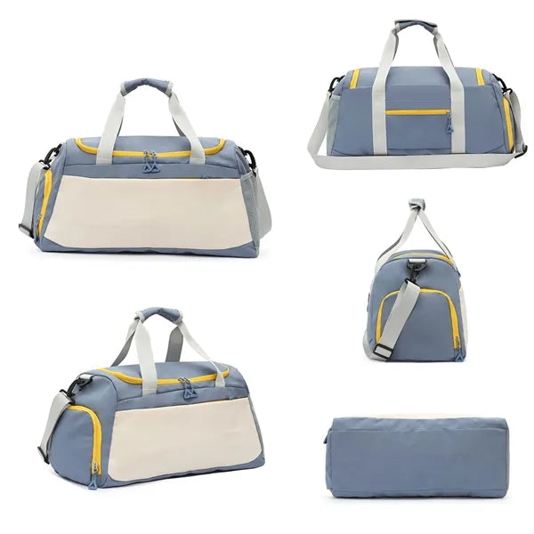 Gym Bag With Wet/Dry Separation And Large Capacity Duffel