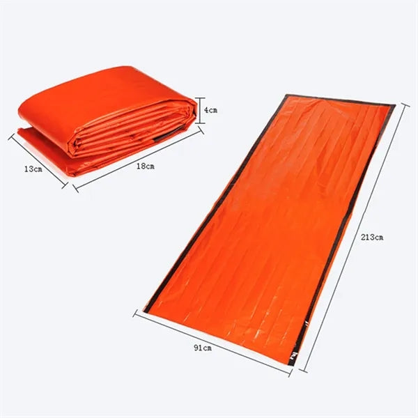 Emergency Thermal Sleeping Bag Waterproof Survival Bivy Sack