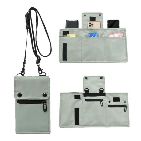 Crossbody Phone Bag Multi-Purpose Pouch w/ Adjustable Strap