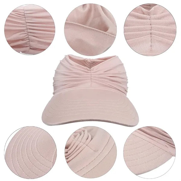 Stylish Protection Beach Sun Visor Hat with Open Top