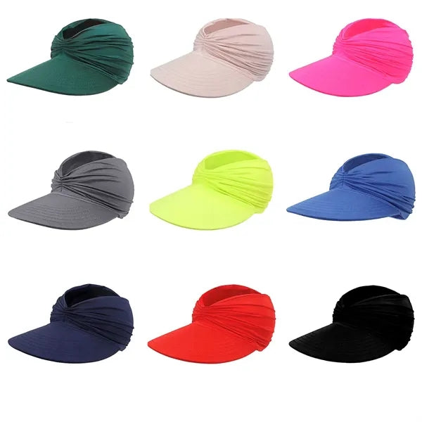 Stylish Protection Beach Sun Visor Hat with Open Top