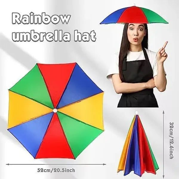 12inch Safty head band umbrella hat
