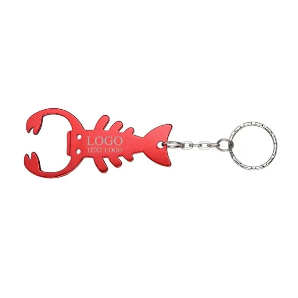 Lobster-Shaped Keychain Bottle Opener