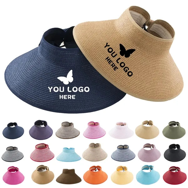 Straw Sun Visor Hats