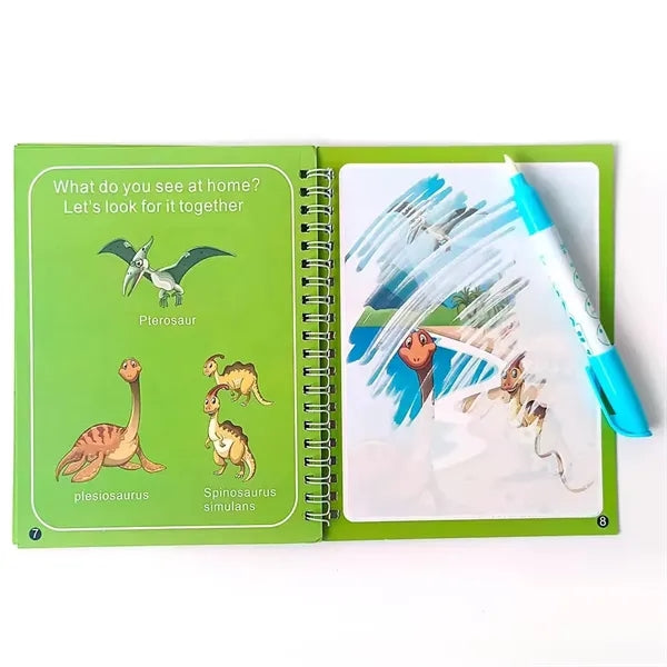 Magic Water Coloring Book