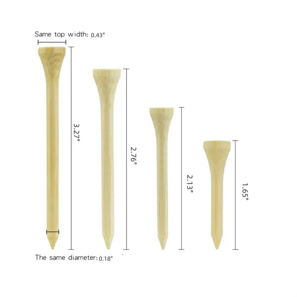 Bamboo Golf Tees