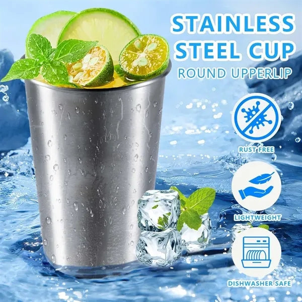 16 oz Stainless Steel Pint Cups