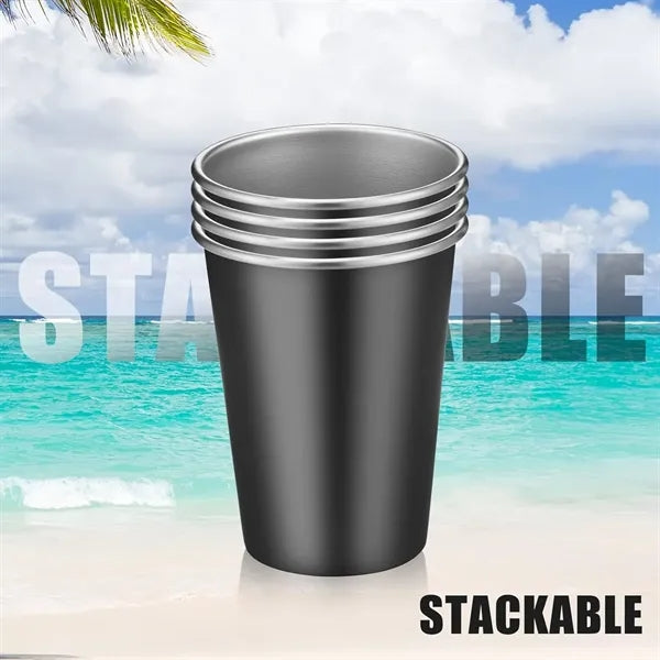 16 oz Stainless Steel Pint Cups