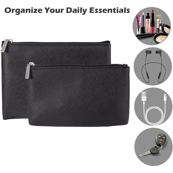 PU Makeup Bag with Zipper