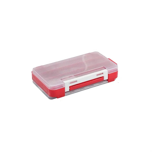 Double-Sided Plastic Lure Box - Fishing Storage Organizer