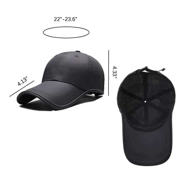 Unisex Summer Sun Protection Quick-Dry Baseball Cap