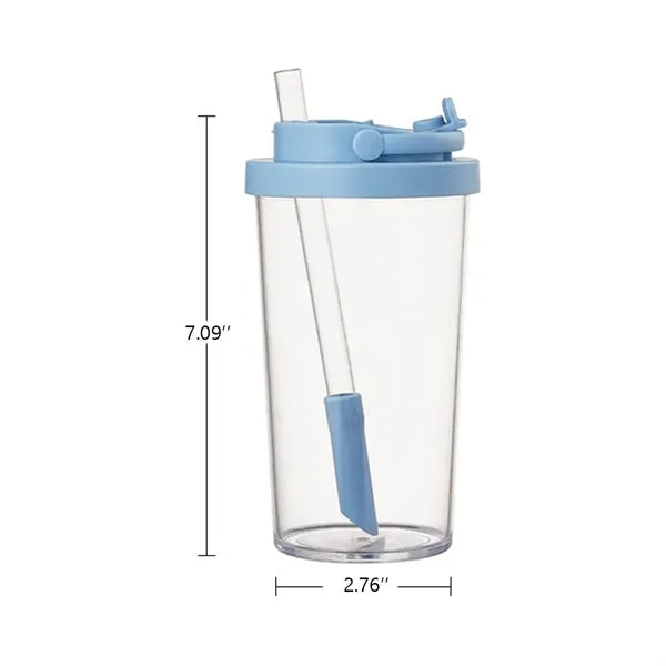 24oz Sippable Pearl Milk Tea Stretchable Straw Mug