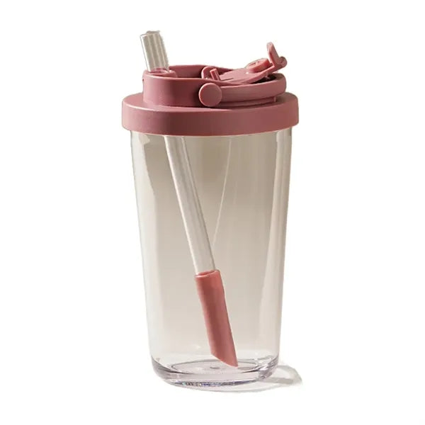 24oz Sippable Pearl Milk Tea Stretchable Straw Mug