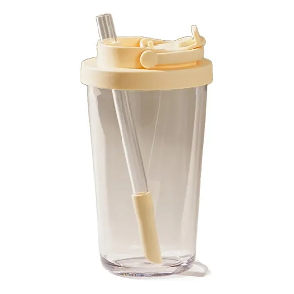 24oz Sippable Pearl Milk Tea Stretchable Straw Mug