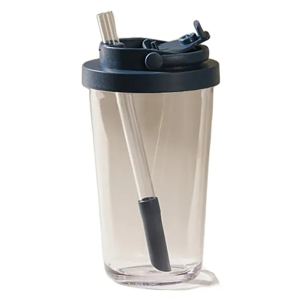 24oz Sippable Pearl Milk Tea Stretchable Straw Mug