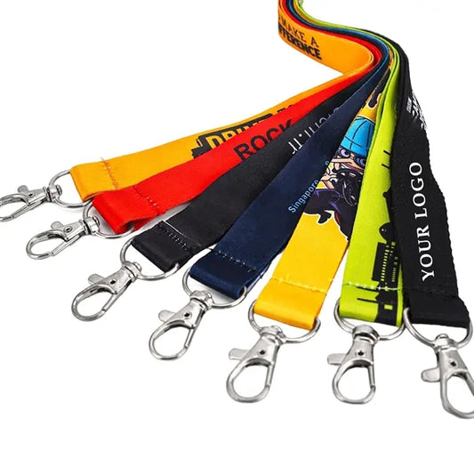 0.79" Custom Full-Color Badge Lanyards with Clip