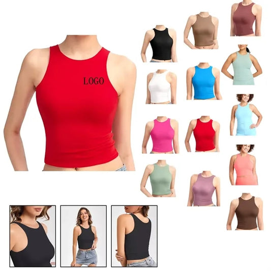 Women's Sleeveless Slim Fit Summer Vest Top