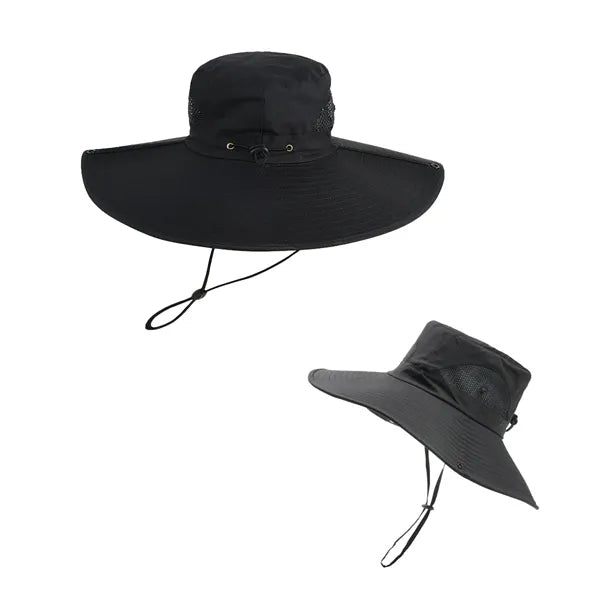 6" Wide Brim Water Repellent Ventilated Sun Hat