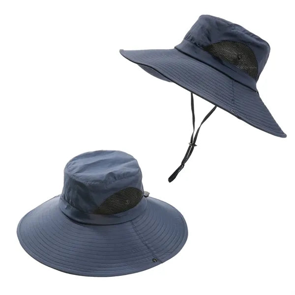 6" Wide Brim Water Repellent Ventilated Sun Hat