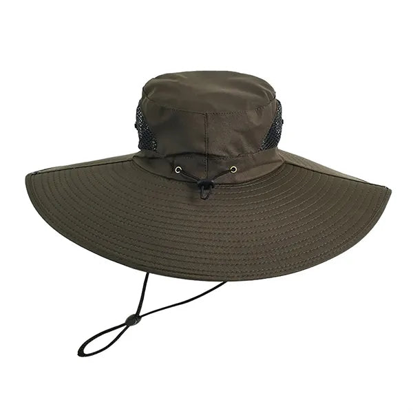 6" Wide Brim Water Repellent Ventilated Sun Hat
