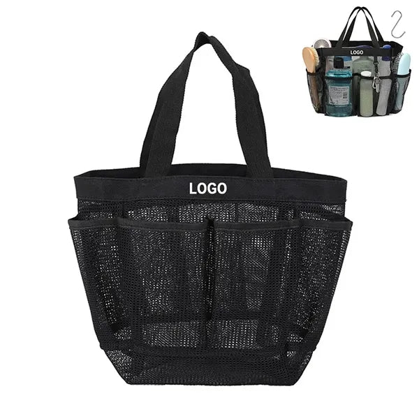 Quick Dry Hanging Shower Bag with 9 Pockets