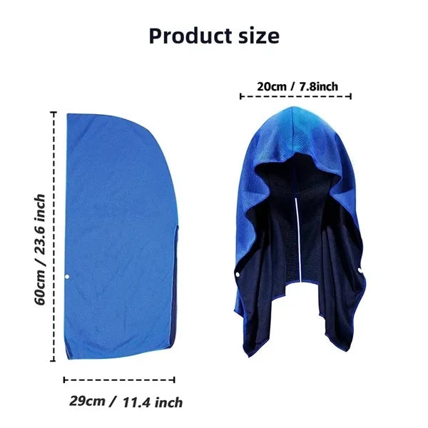 Bulk Cooling Hoodie Towels Quick Dry UV Neck Wrap