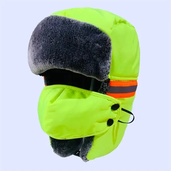 2 in 1 Winter Thermal Trapper Hat