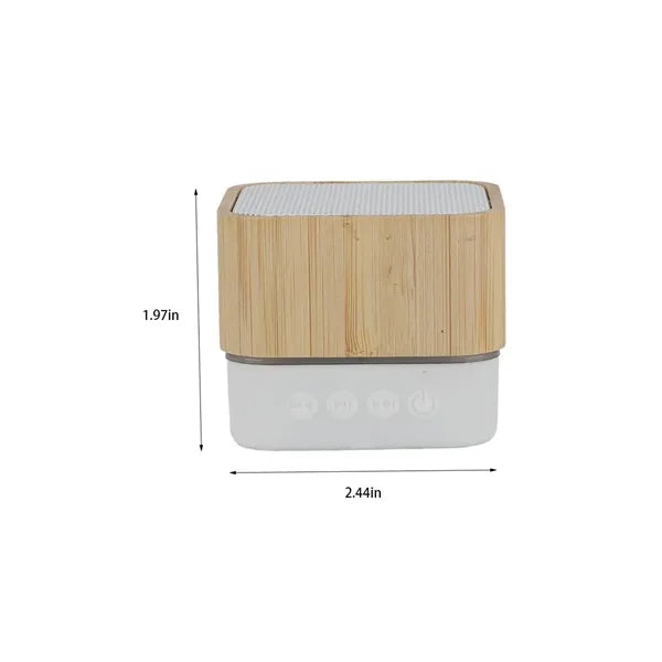 Outdoor Portable Car Bamboo Wireless Bluetooth Speaker