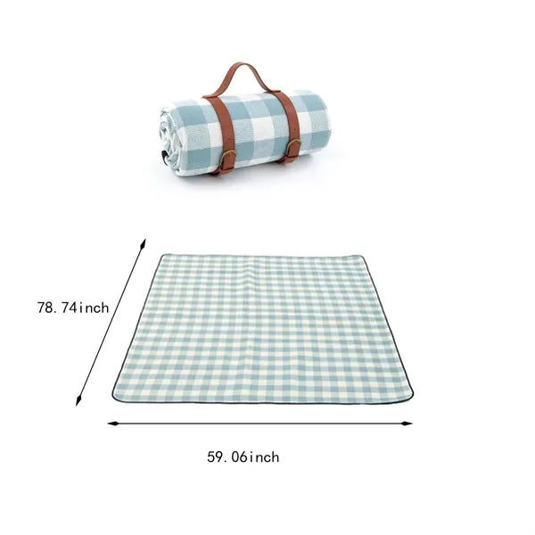 Soft portable waterproof dustproof thick tote picnic mat