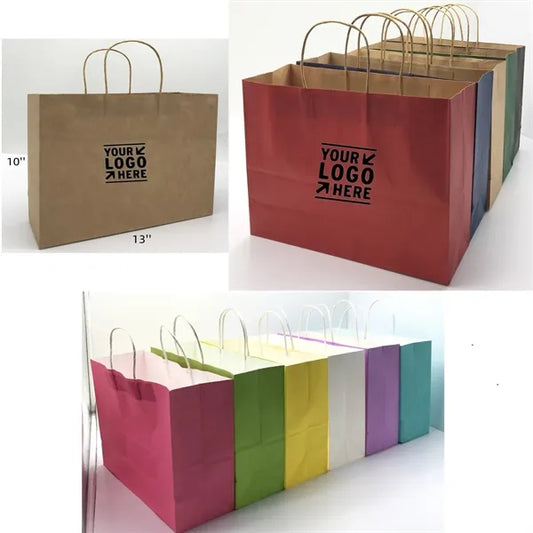 13*10''Kraft Paper Handbag