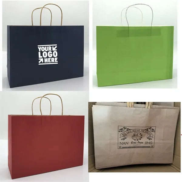 13*10''Kraft Paper Handbag