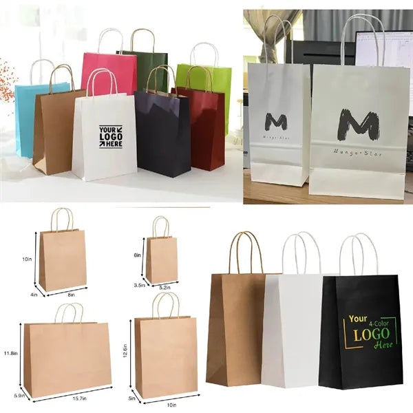 13*10''Kraft Paper Handbag