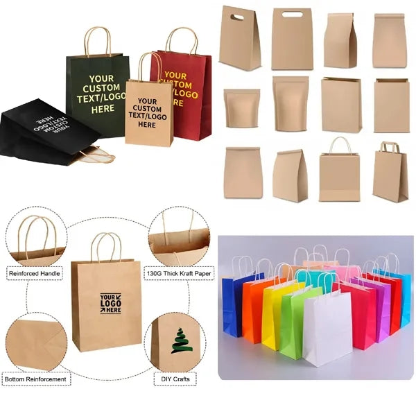 13*10''Kraft Paper Handbag