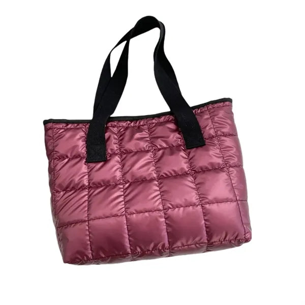 Cotton Tote Bag Pleated Cloud Shopping Handbag