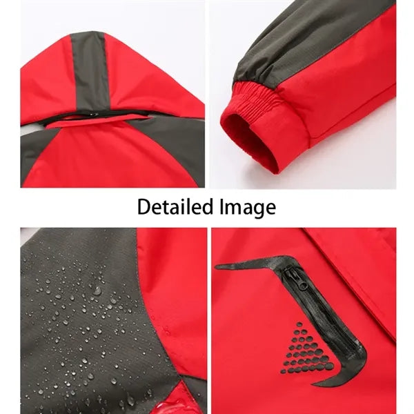 Outdoor Sports Breathable Hoodie Waterproof Camping Jacket