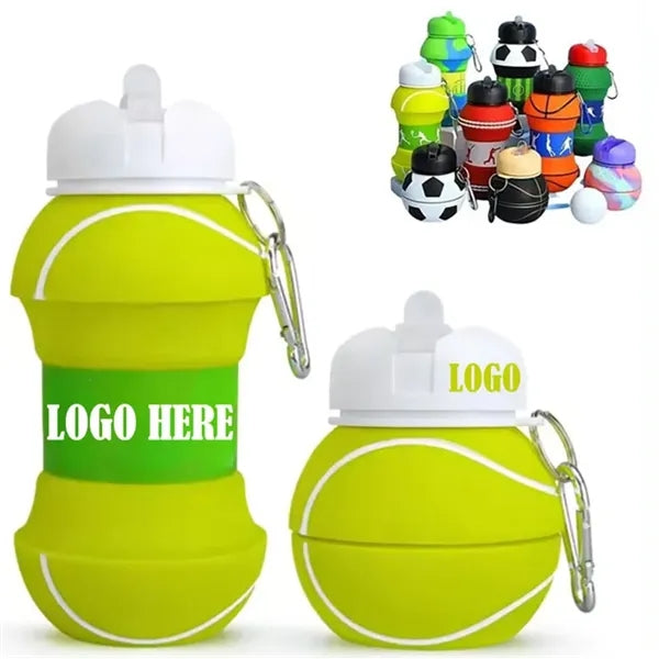 Ball shape foldable bottle
