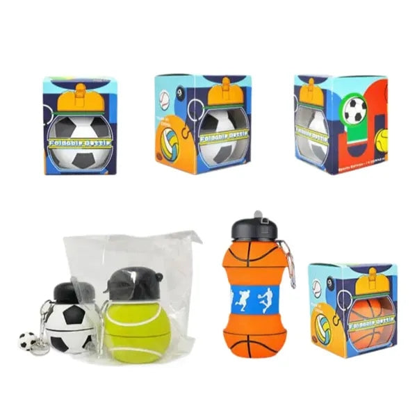 Ball shape foldable bottle