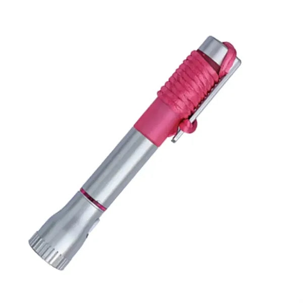 2 in 1 Glow Torch Light Pen With Lanyard