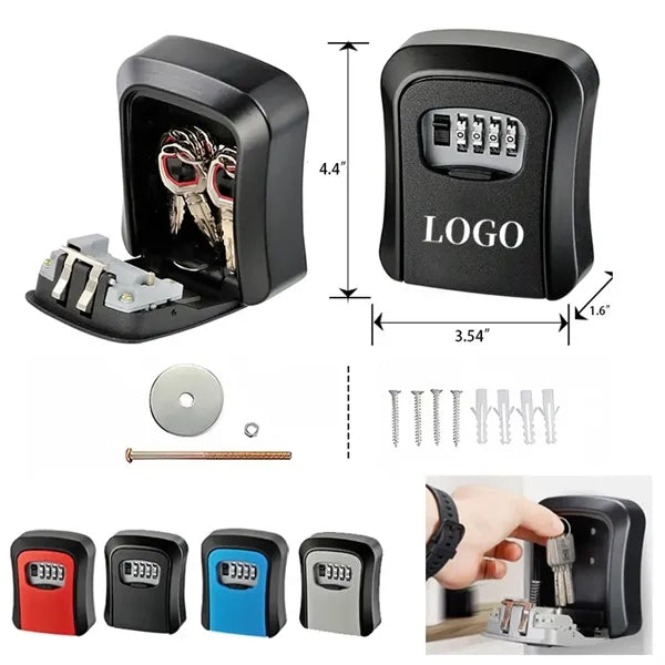 Alloy combination lock box