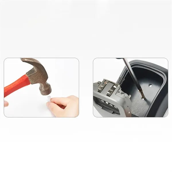 Alloy combination lock box