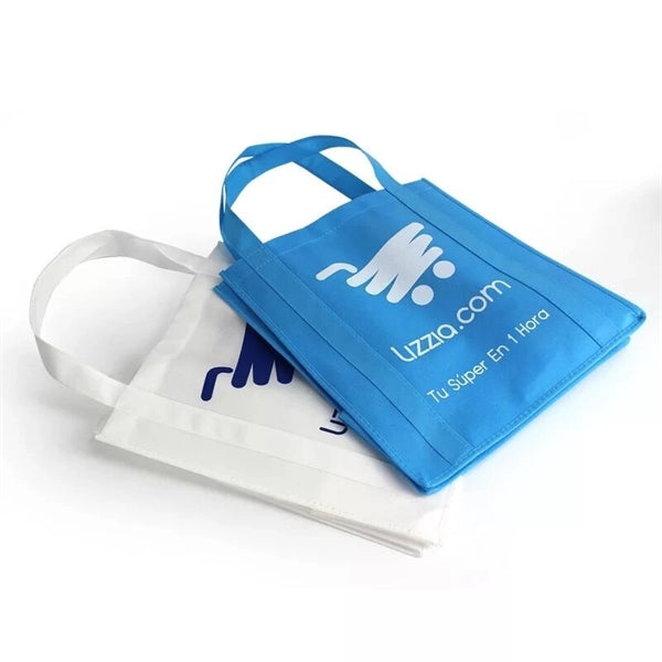 Non-Woven Grocery Tote Bag (12" W x 13" H x 8"D)
