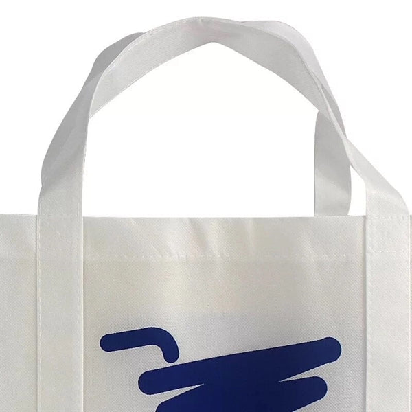Non-Woven Grocery Tote Bag (12" W x 13" H x 8"D)