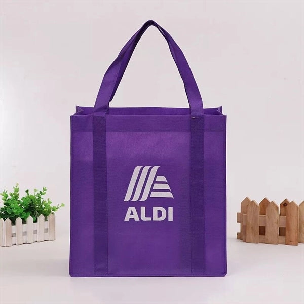 Non-Woven Grocery Tote Bag (13" W x 15" H x 8"D)