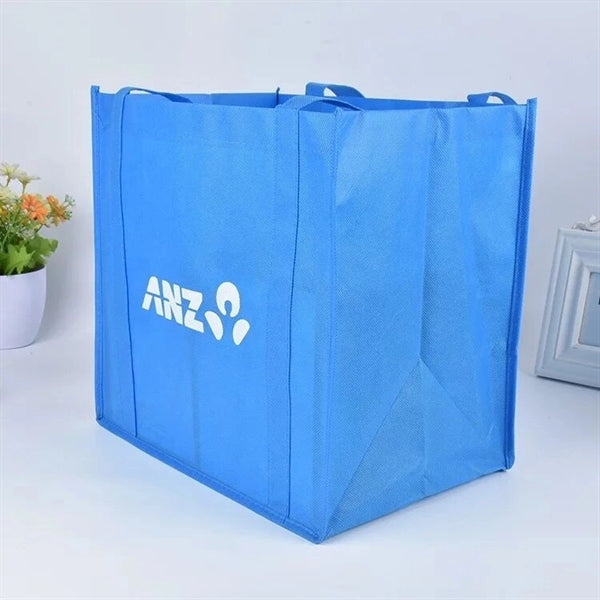 Non-Woven Grocery Tote Bag (12" W x 13" H x 8"D)