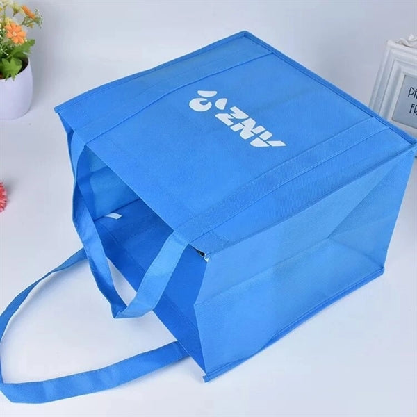 Non-Woven Grocery Tote Bag (13" W x 15" H x 8"D)