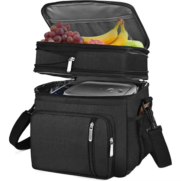 Lunch Bag Big Capacity 2 layers For Outdoor and Office
