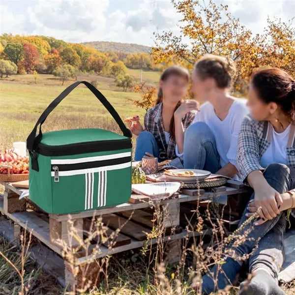 5L Portable Oxford Food Cooler Bag with Adjustable Strap