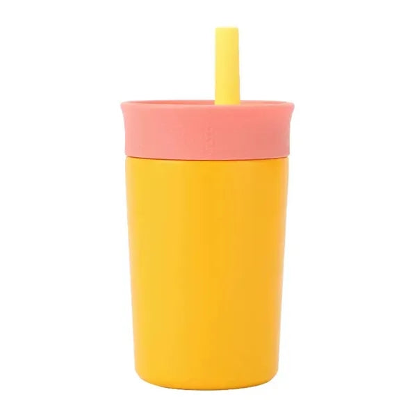 12oz. Stainless Steel Straw Tumbler Portable Coffee Cup