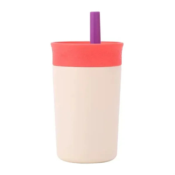 12oz. Stainless Steel Straw Tumbler Portable Coffee Cup