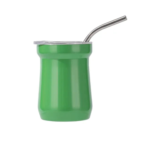 5oz. Mini Stainless Steel Tumbler with Straw Insulated